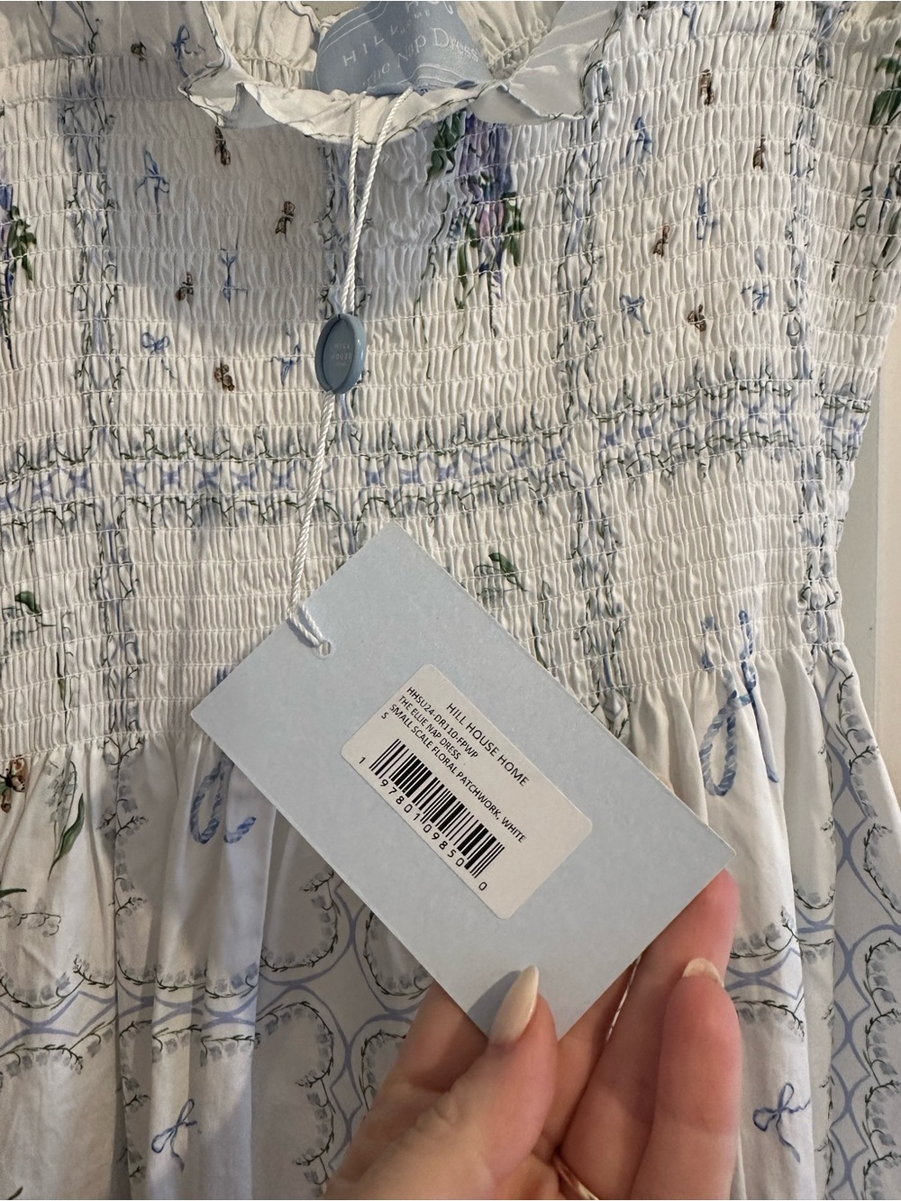Hill House White Floral Ruffled-Strap Midi Dress - Picture 4 of 7